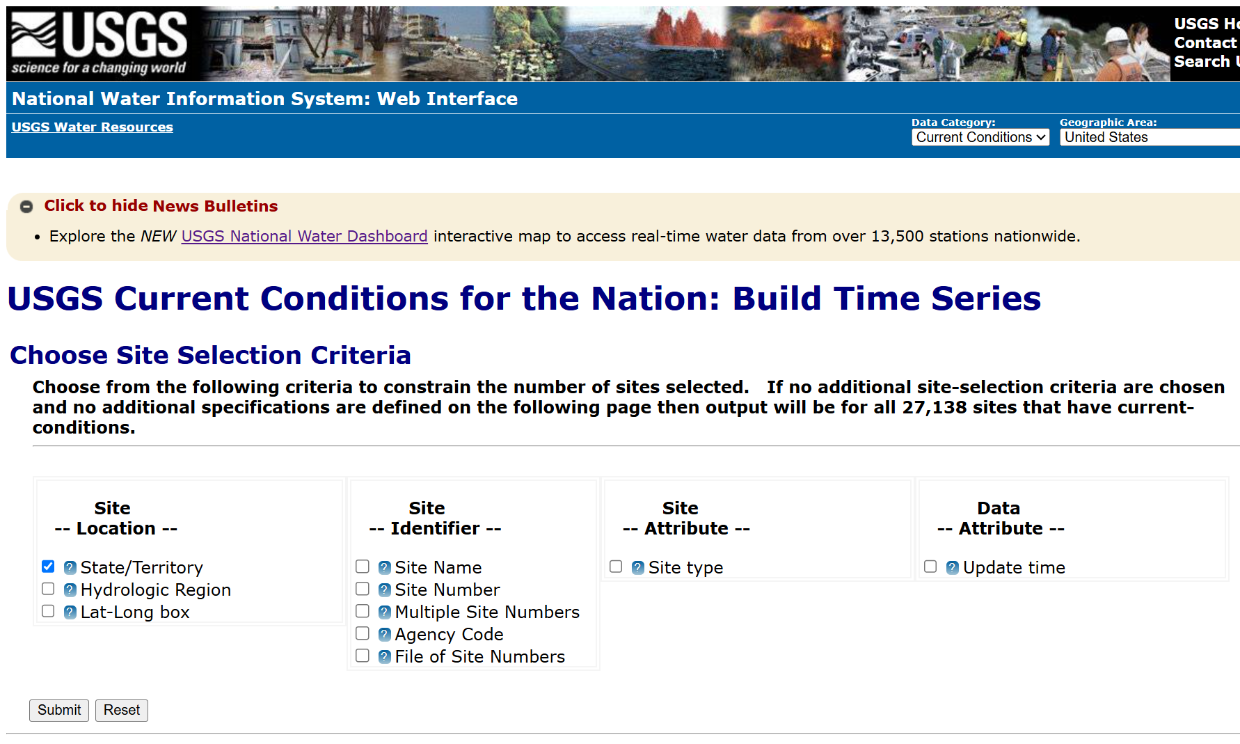 USGS National Water Information System