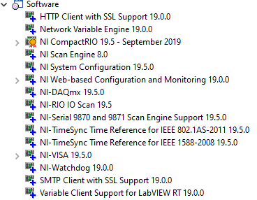 NI-MAX cRIO Software